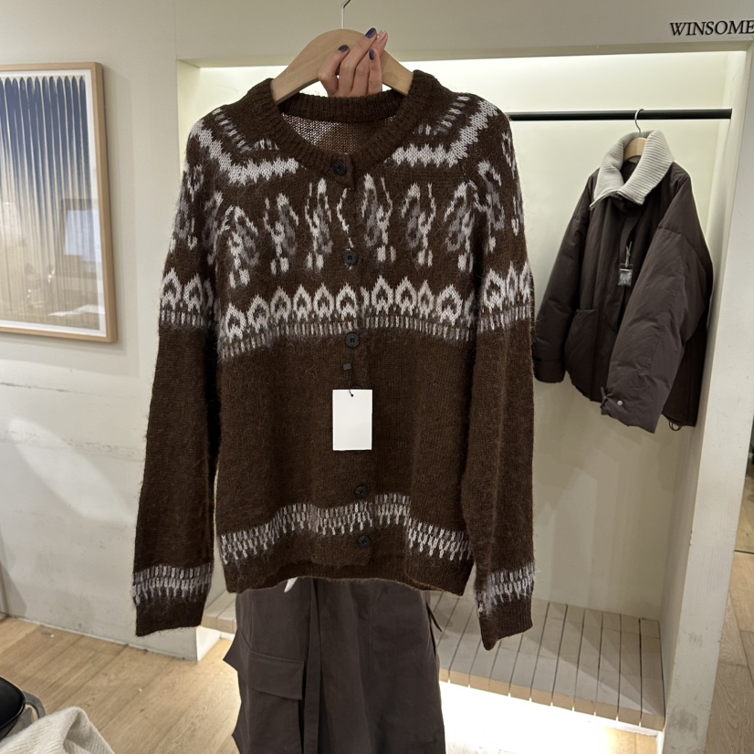 WINSOME東大門㊣代購女裝新品職業時尚25秋冬真品推薦休閑毛衣WINSOME毛衣圖色2