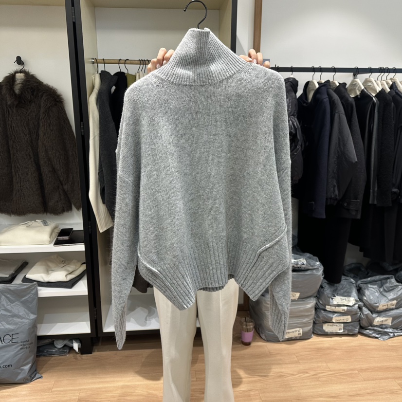 MUYBIEN東大門㊣直郵女裝新品職業休閑真品熱賣推薦25秋冬毛衣MUYBIEN毛衣圖色2