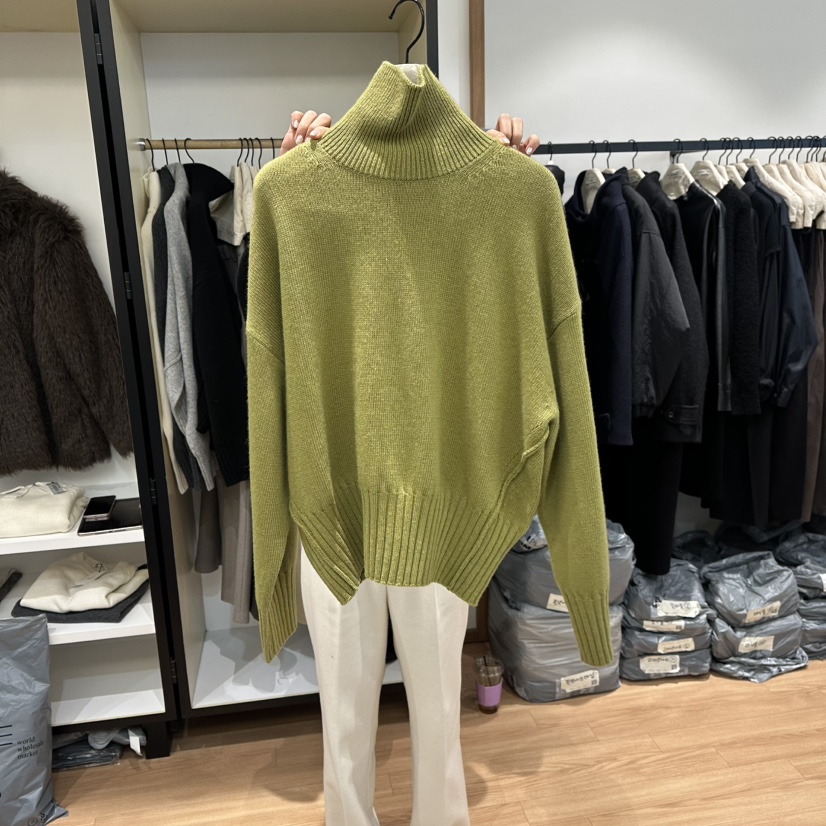 MUYBIEN東大門㊣直郵女裝新品職業休閑真品熱賣推薦25秋冬毛衣MUYBIEN毛衣圖色3