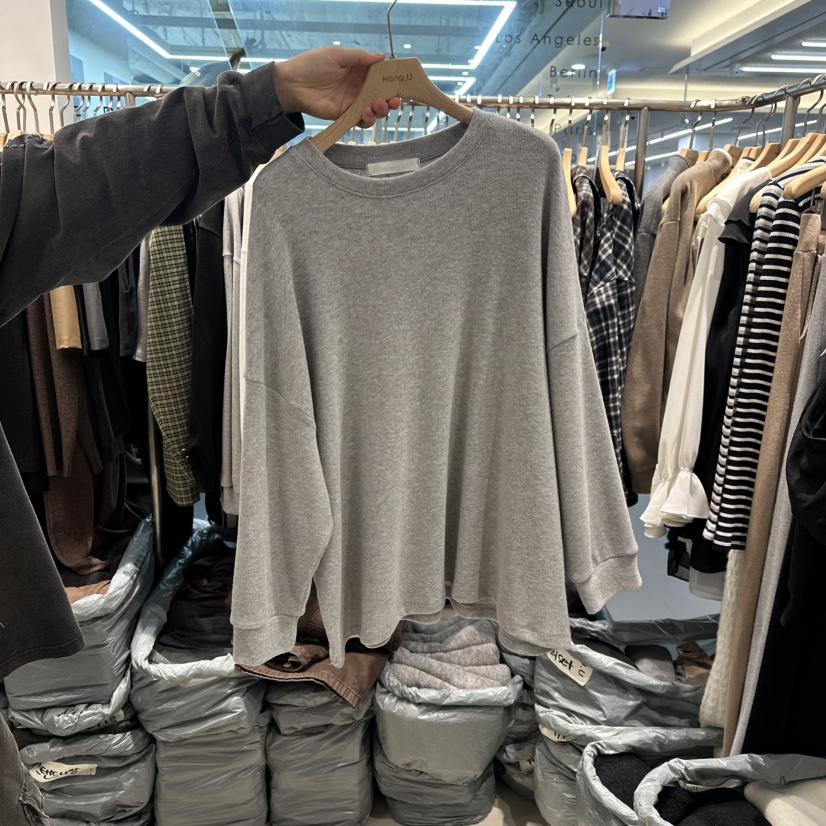 HONG.U韓國直郵㊣女士新款真品人氣休閑時尚熱賣推薦長袖T恤HONG.U長袖T恤圖色3