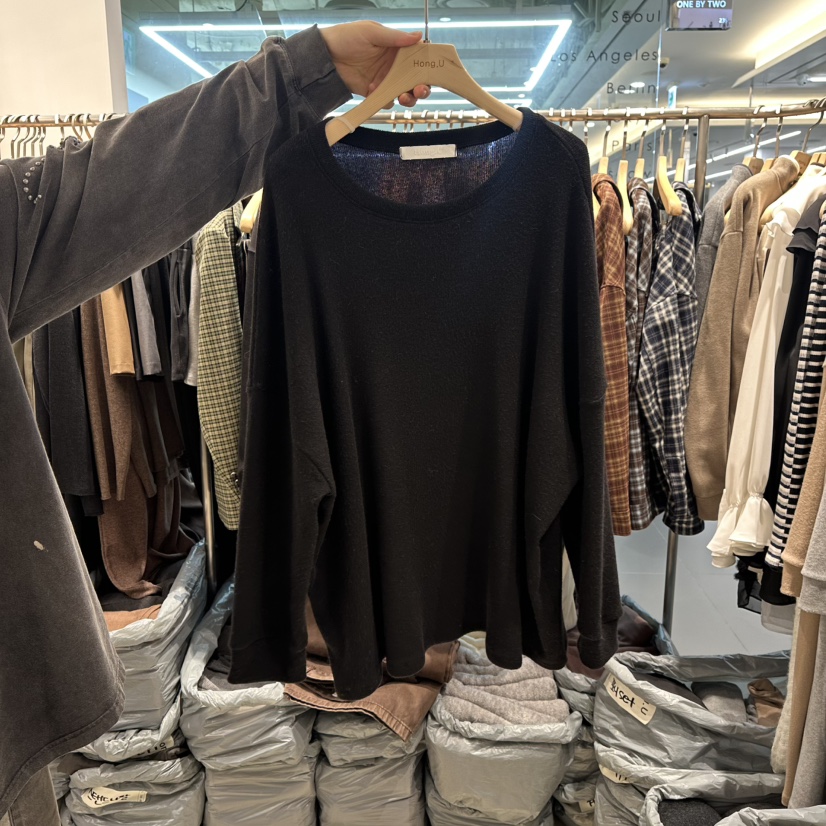 HONG.U韓國直郵㊣女士新款真品人氣休閑時尚熱賣推薦長袖T恤HONG.U長袖T恤圖色4