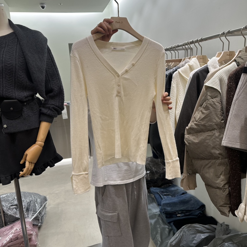 PART3韓國代購㊣女士新品推薦人氣25秋冬休閑時尚職業針織衫Part.3針織衫
