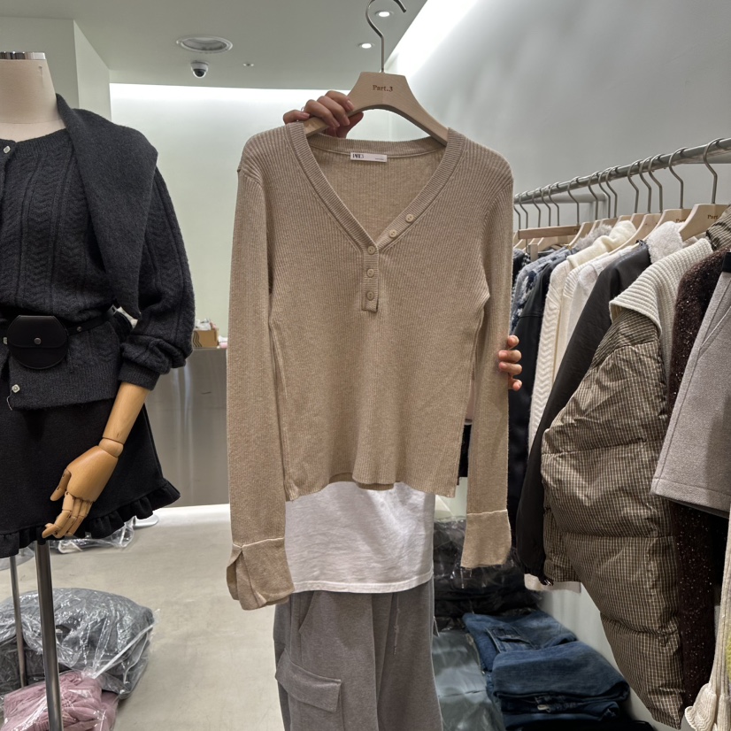 PART3韓國代購㊣女士新品推薦人氣25秋冬休閑時尚職業針織衫Part.3針織衫圖色2