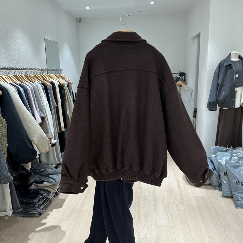 EPIC-S東大門㊣代購女士新款推薦時尚休閑熱賣短款大衣羊毛EPIC-S短款大衣