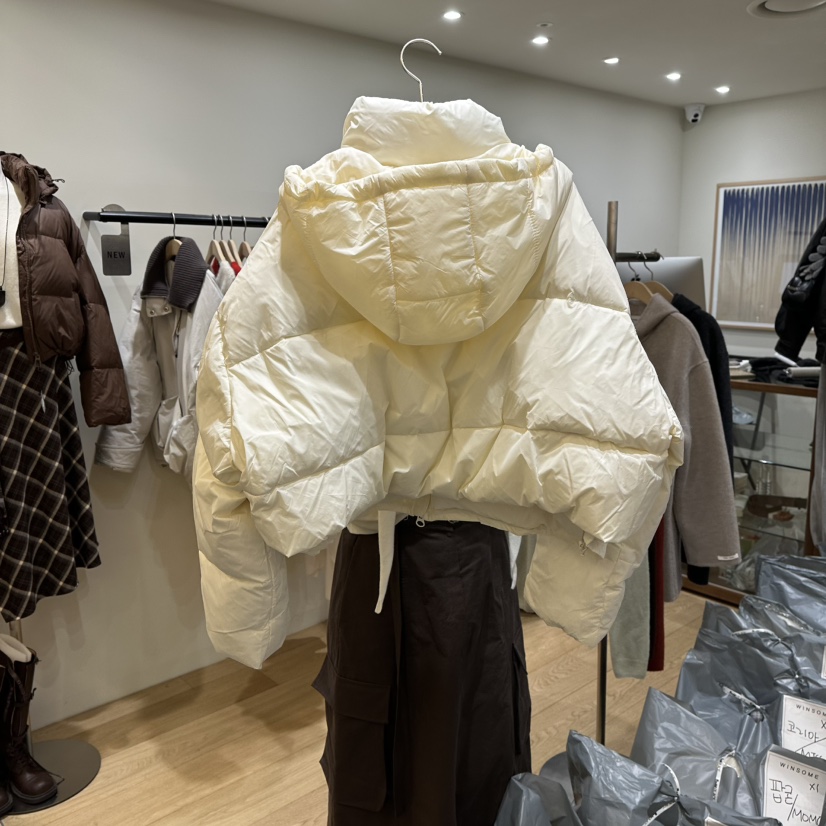 WINSOME韓國直郵㊣女士新款25秋冬時尚人氣熱賣休閑短款羽絨服WINSOME短款羽絨服