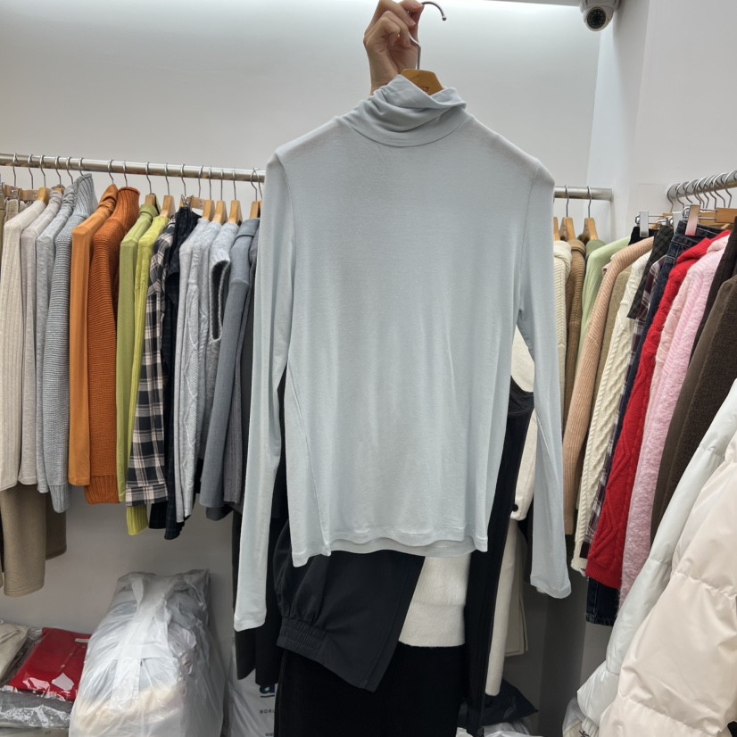 DRESS ROOM韓國直郵㊣女士新款休閑熱賣人氣25秋冬長袖T恤DRESS ROOM長袖T恤圖色2