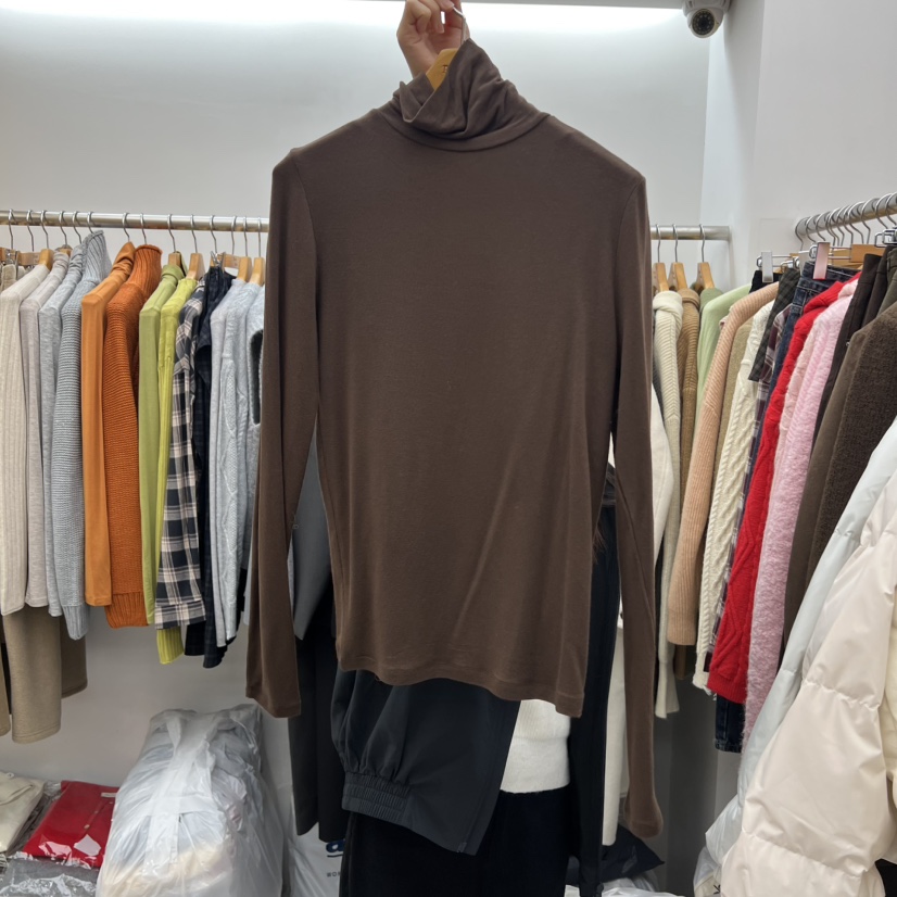 DRESS ROOM韓國直郵㊣女士新款休閑熱賣人氣25秋冬長袖T恤DRESS ROOM長袖T恤圖色3