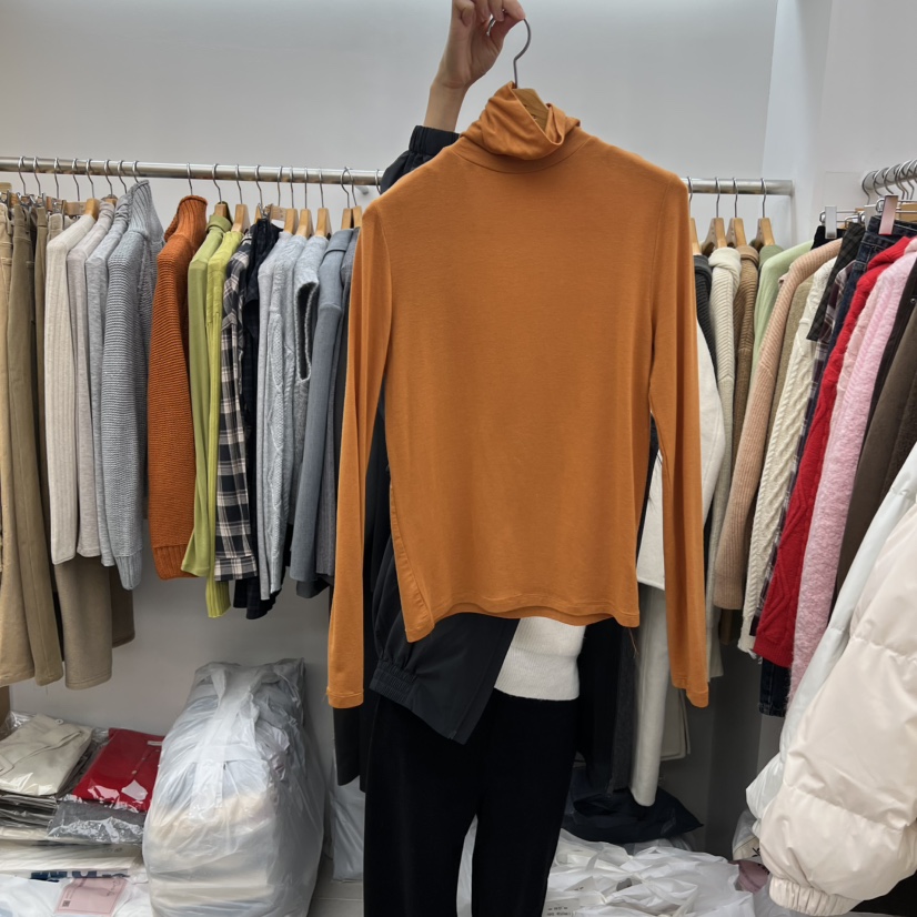 DRESS ROOM韓國直郵㊣女士新款休閑熱賣人氣25秋冬長袖T恤DRESS ROOM長袖T恤圖色5