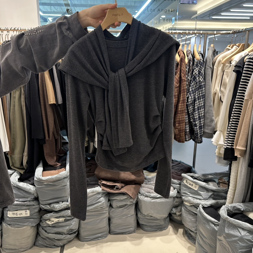 HONG.U東大門㊣實拍女士新品休閑人氣時尚推薦職業套裝羊毛HONG.U套裝圖色3墨色