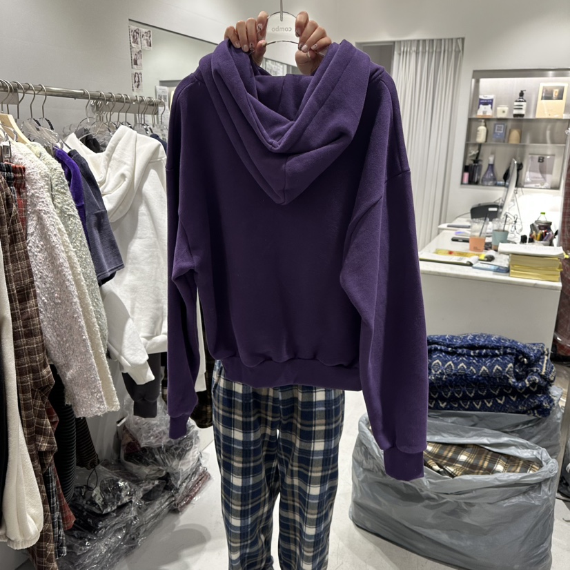 COMBO韓國直郵㊣女裝新款休閑25秋冬時尚職業推薦衛衣加絨復古COM_BO衛衣