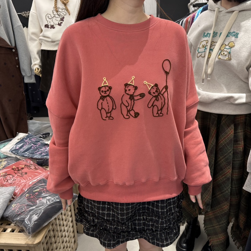 A.CES東大門㊣實拍女士新款休閑推薦真品熱賣人氣衛衣加絨A.CES衛衣圖色3