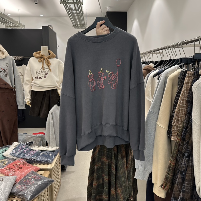 A.CES東大門㊣實拍女士新款休閑推薦真品熱賣人氣衛衣加絨A.CES衛衣圖色4