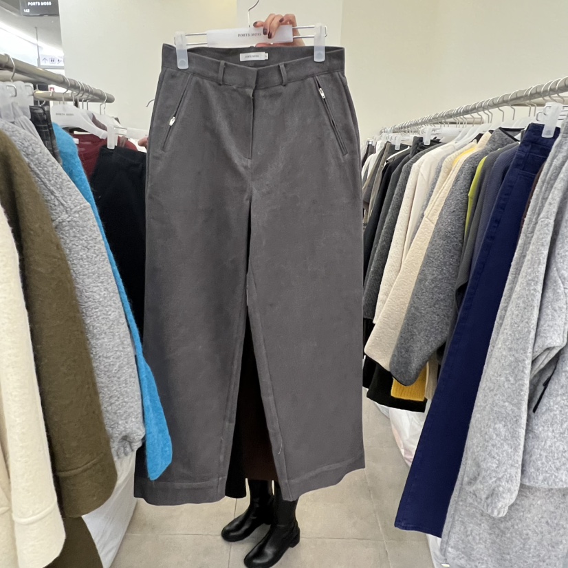PORTS MOSS韓國直郵㊣女裝新品職業25秋冬推薦人氣真品休閑褲PORTS MOSS休閑褲