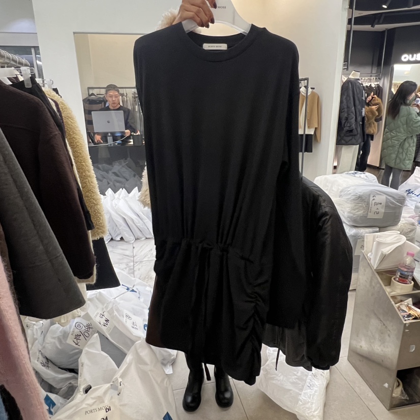 PORTS MOSS東大門㊣直郵女士新款25秋冬職業推薦熱賣連衣裙PORTS MOSS連衣裙圖色2