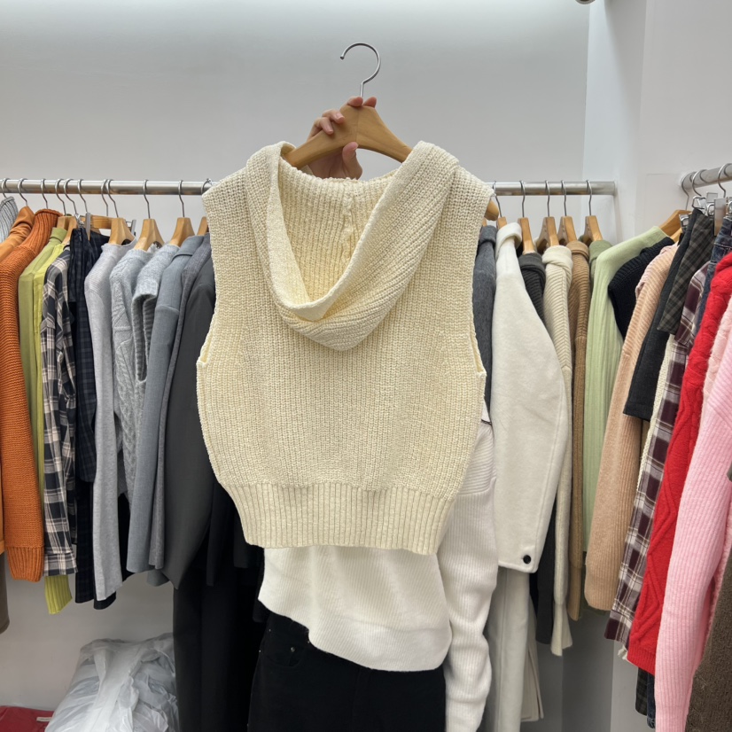 DRESS ROOM東大門㊣代購女裝新品熱賣職業真品時尚25秋冬馬甲DRESS ROOM馬甲