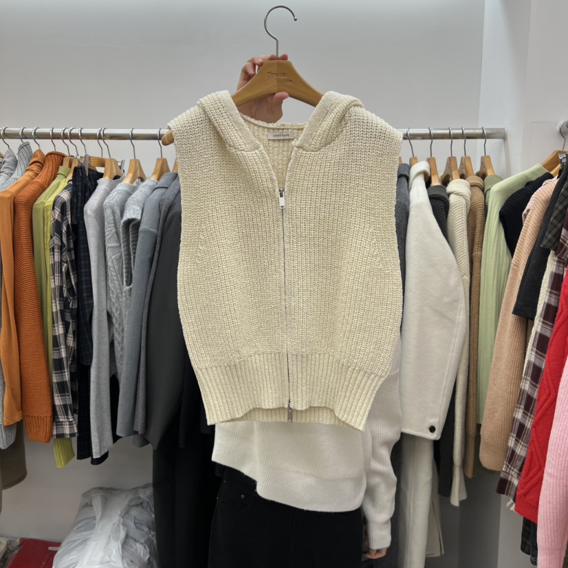 DRESS ROOM東大門㊣代購女裝新品熱賣職業真品時尚25秋冬馬甲DRESS ROOM馬甲