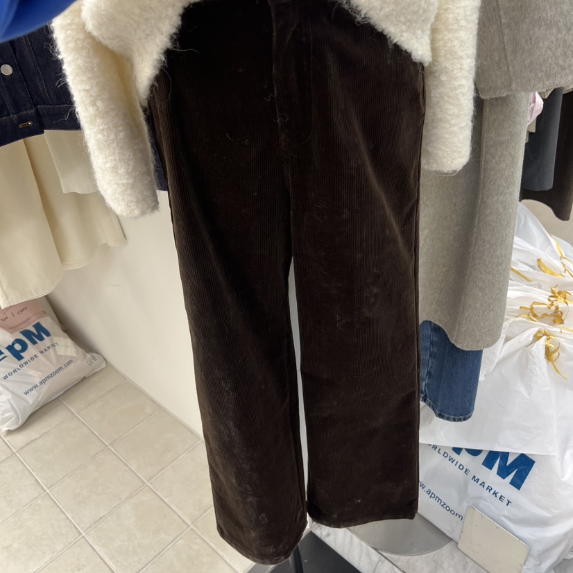 DRESS ROOM東大門㊣實拍女裝新品真品職業熱賣休閑褲燈芯絨DRESS ROOM休閑褲圖色2