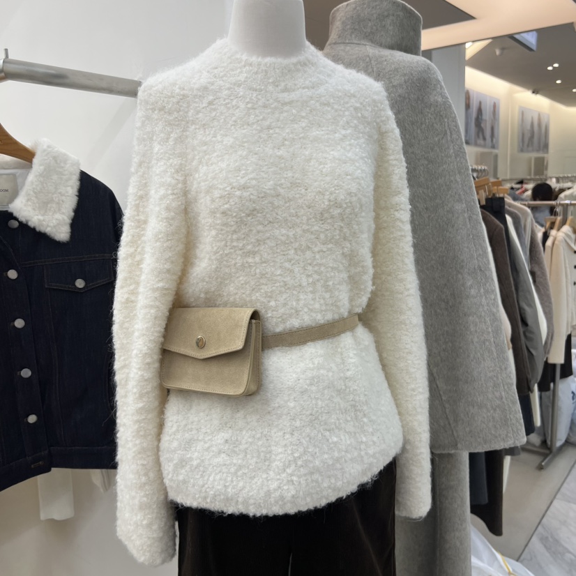 DRESS ROOM東大門㊣直郵女裝新款休閑真品時尚職業針織衫絨DRESS ROOM針織衫圖色2