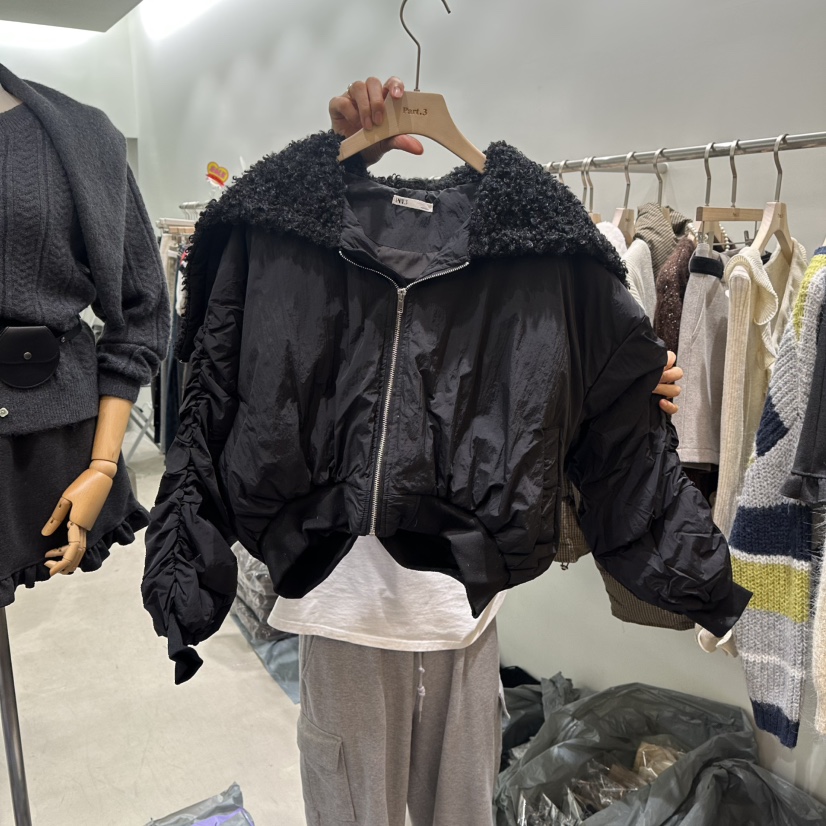 PART3東大門㊣代購女士新品真品職業推薦熱賣短款棉服填充絨Part.3短款棉服圖色2