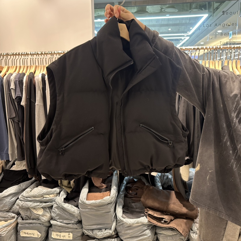 HONG.U東大門㊣直郵女裝新款25秋冬休閑熱賣人氣職業真品馬甲HONG.U馬甲圖色2