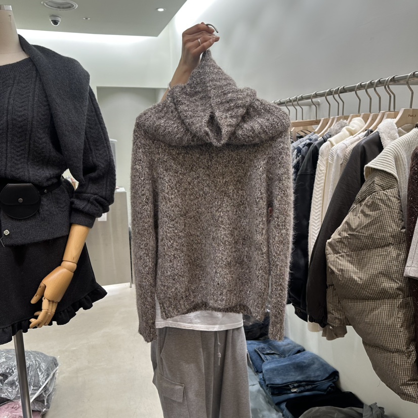 PART3韓國直郵㊣女士新款25秋冬真品職業時尚推薦毛衣含圍巾Part.3毛衣