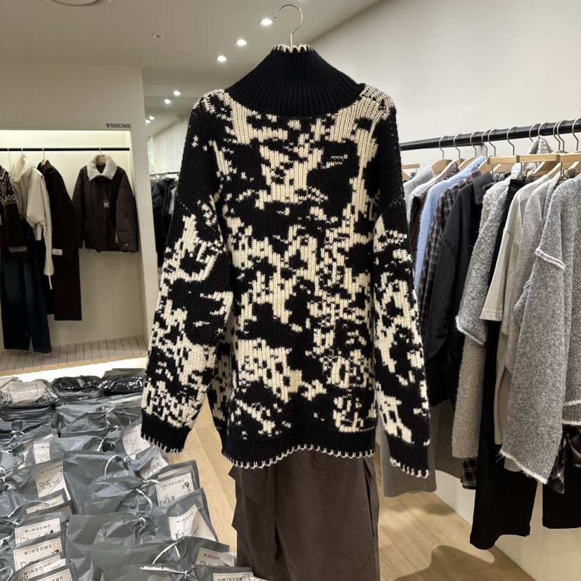 WINSOME東大門㊣直郵女士新款真品人氣時尚休閑職業毛衣高領WINSOME毛衣