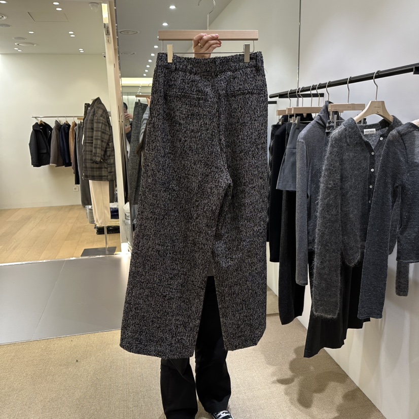 VEGETABLE東大門㊣代購女裝新品25秋冬真品人氣時尚休閑休閑褲VEGETABLE休閑褲