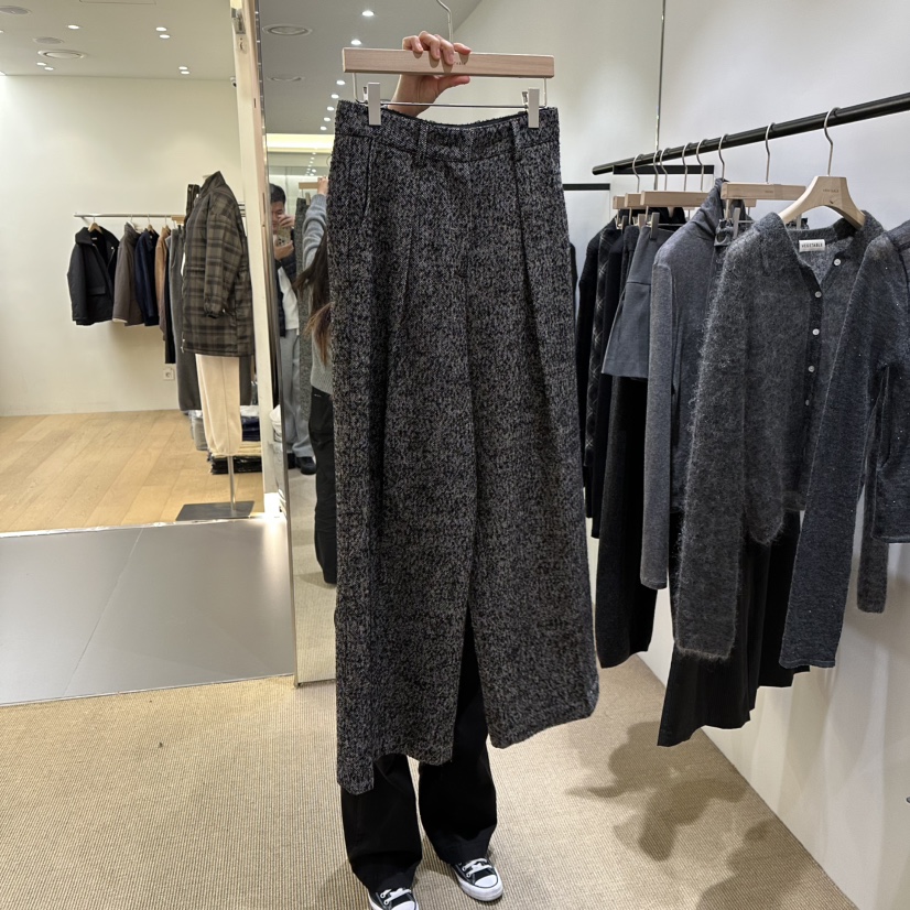 VEGETABLE東大門㊣代購女裝新品25秋冬真品人氣時尚休閑休閑褲VEGETABLE休閑褲