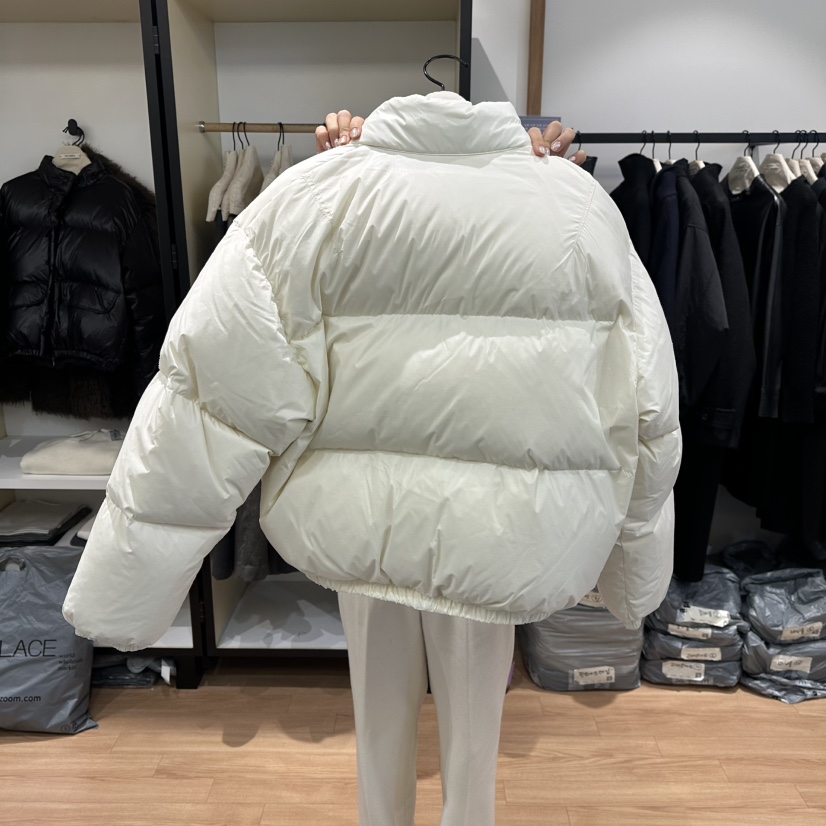 MUYBIEN韓國代購㊣女裝新款25秋冬時尚職業休閑人氣短款羽絨服MUYBIEN短款羽絨服