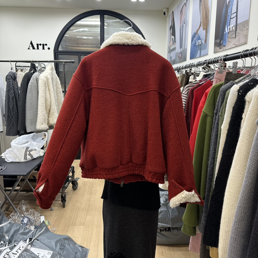 ARR東大門㊣實拍女裝新款25秋冬真品推薦時尚休閑職業人氣夾克ARR夾克