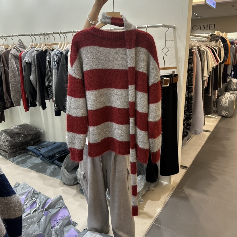 PART3韓國直郵㊣女裝新品人氣職業時尚25秋冬熱賣毛衣含脖帶Part.3毛衣