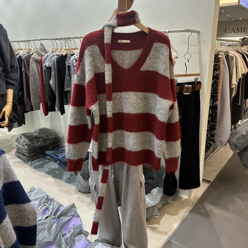 PART3韓國直郵㊣女裝新品人氣職業時尚25秋冬熱賣毛衣含脖帶Part.3毛衣圖色2