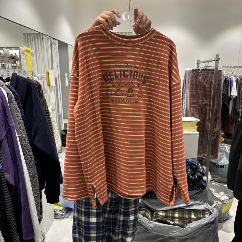 COMBO韓國代購㊣女士新款休閑推薦真品時尚人氣25秋冬長袖T恤COM_BO長袖T恤圖色3