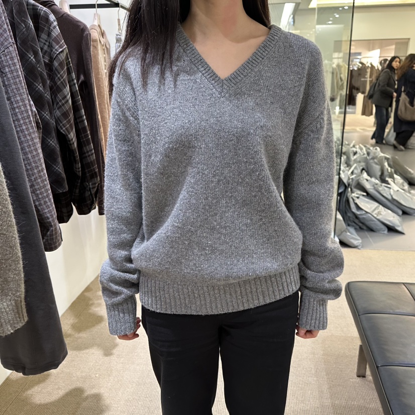 VEGETABLE韓國代購㊣女士新款職業推薦25秋冬時尚休閑針織衫VEGETABLE針織衫