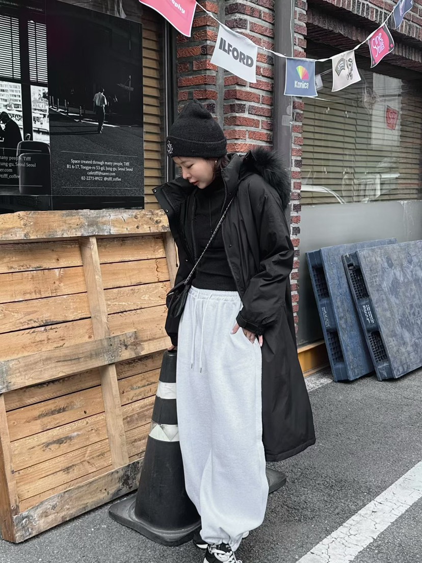 BUTTER-P東大門㊣代購女士新款推薦人氣長款羽絨服浣熊鴨絨BUTTER-P長款羽絨服