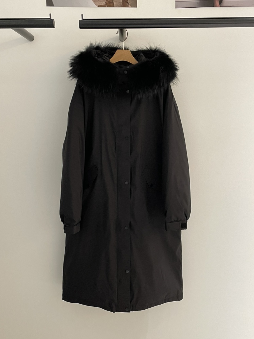 BUTTER-P東大門㊣代購女士新款推薦人氣長款羽絨服浣熊鴨絨BUTTER-P長款羽絨服圖色4