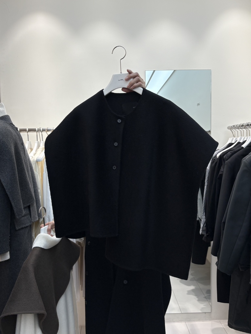 LE-PPL韓國直郵㊣女裝新款25秋冬真品圍巾披肩不含內搭手工LE-PPL圍巾/披肩圖色3