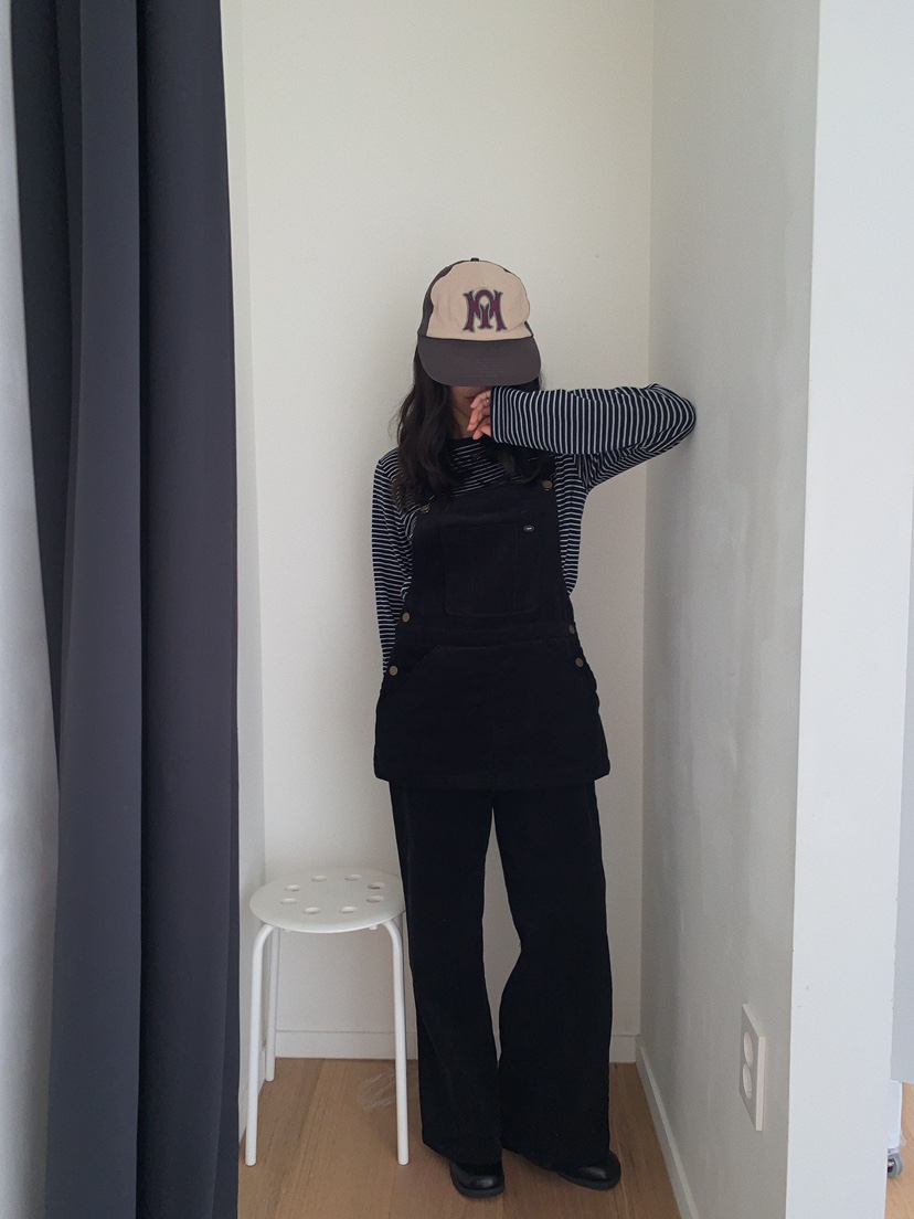 CAMEL-P韓國代購㊣女裝新品熱賣背帶褲Came_l 家背帶褲