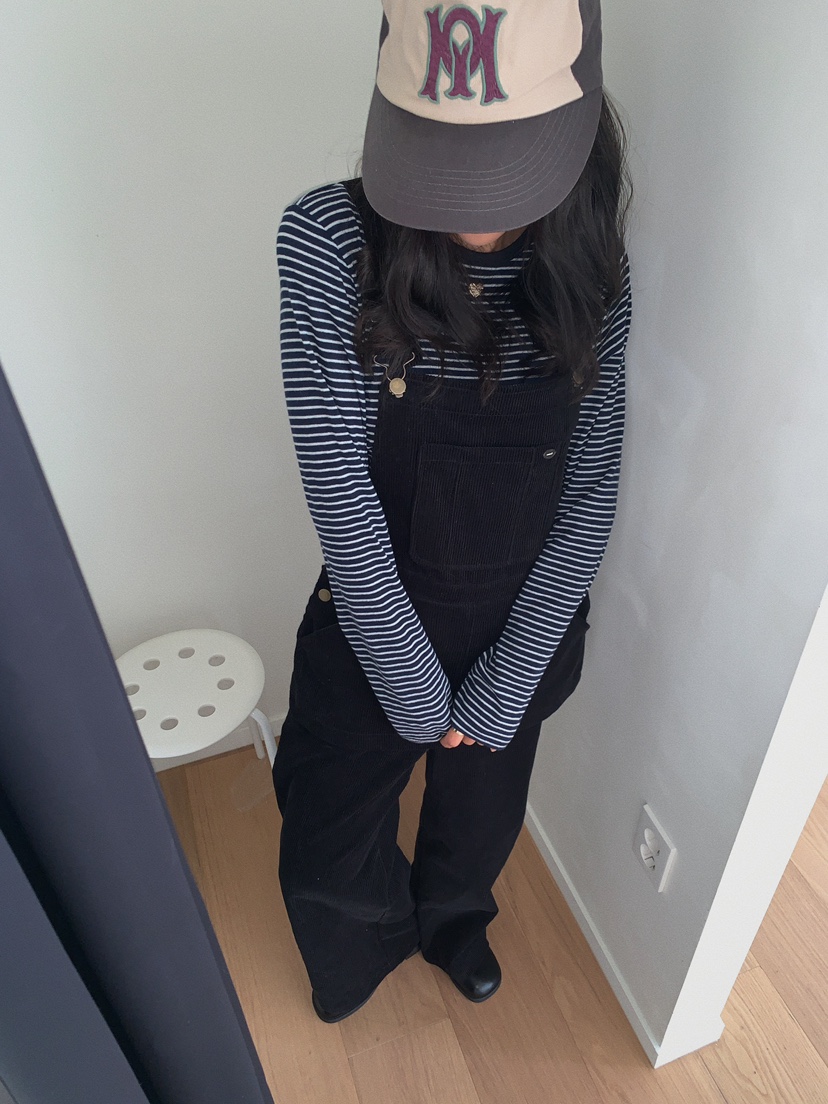 CAMEL-P韓國代購㊣女裝新品熱賣背帶褲Came_l 家背帶褲