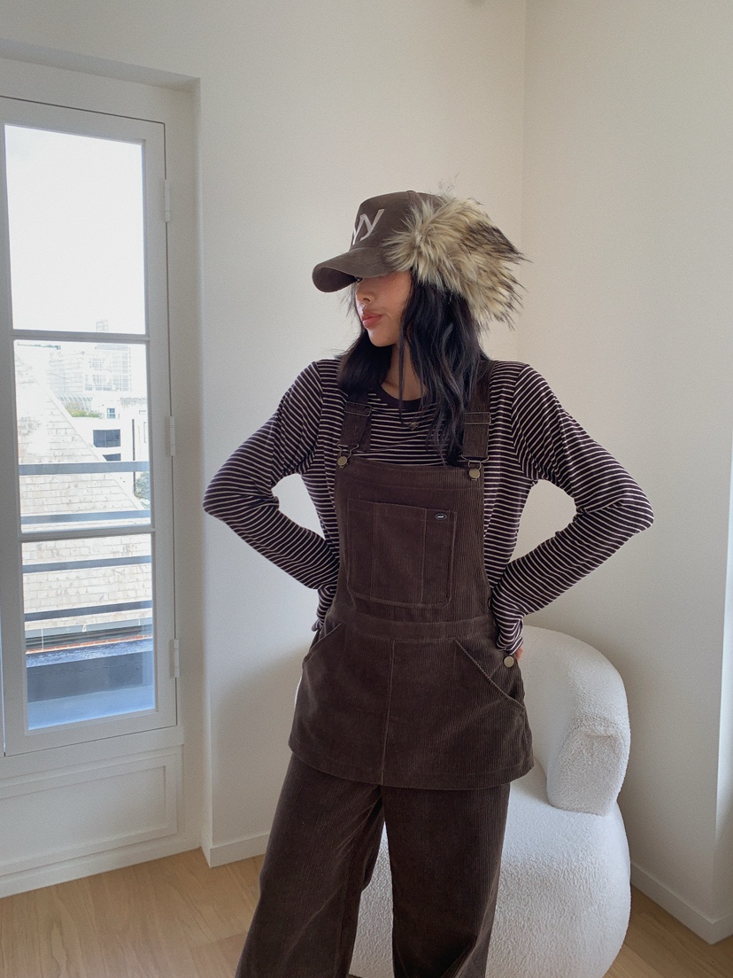 CAMEL-P韓國代購㊣女裝新品熱賣背帶褲Came_l 家背帶褲