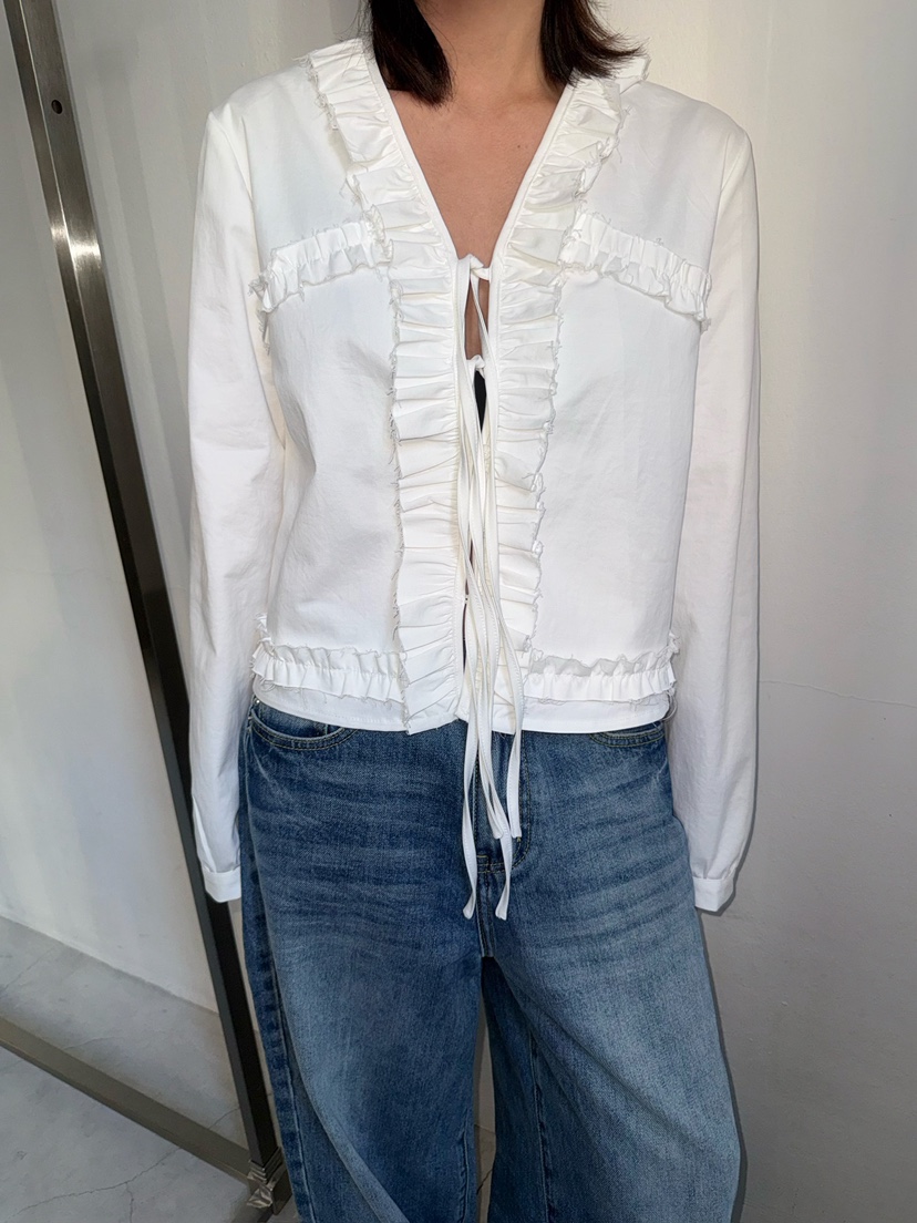 AWESOMESAUCE東大門㊣實拍女裝新款真品推薦熱賣襯衫蕾絲衫AWESOME SAUCE襯衫/蕾絲衫