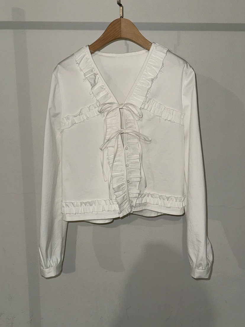 AWESOMESAUCE東大門㊣實拍女裝新款真品推薦熱賣襯衫蕾絲衫AWESOME SAUCE襯衫/蕾絲衫