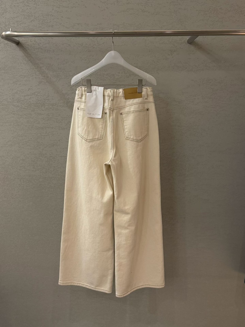 PLAYBUTTON-P東大門㊣實拍女士新款職業25秋冬人氣推薦牛仔褲PLAYBUTTON牛仔褲