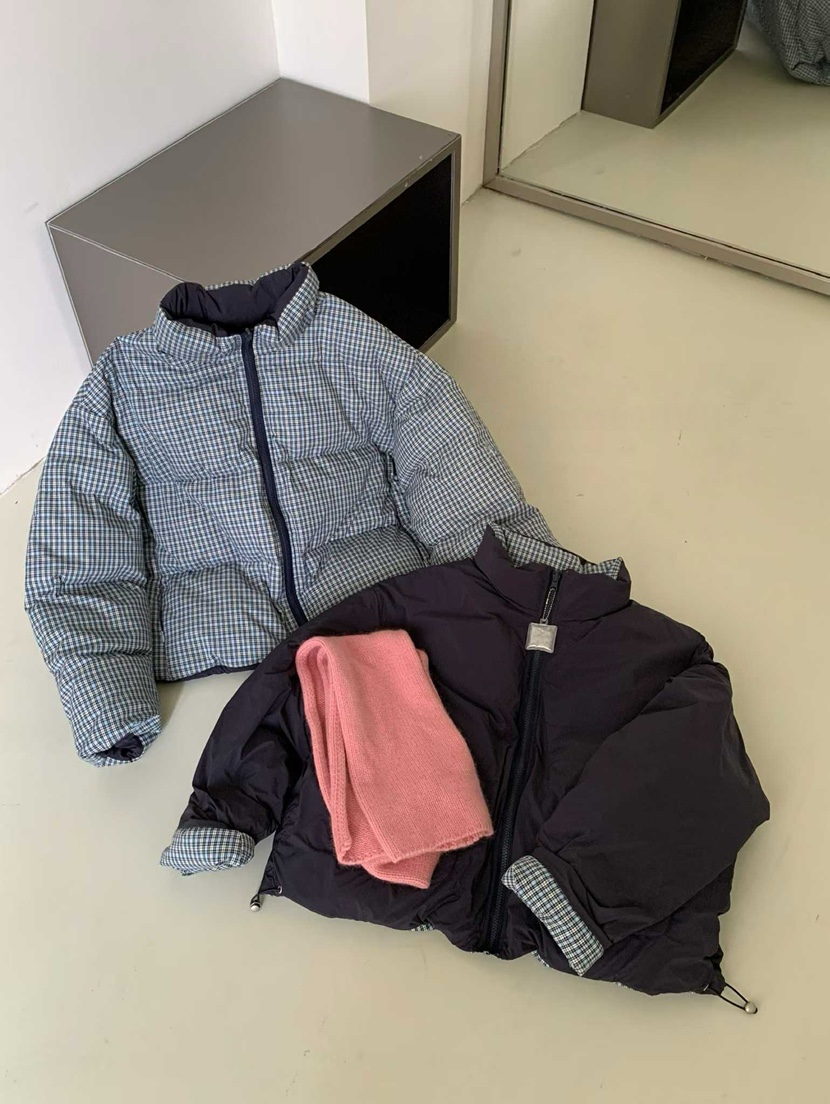 DARLUZ_MI韓國直郵㊣女士新款職業人氣熱賣休閑短款棉服里外穿DARLUZ_MI短款棉服