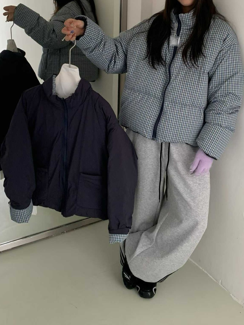 DARLUZ_MI韓國直郵㊣女士新款職業人氣熱賣休閑短款棉服里外穿DARLUZ_MI短款棉服