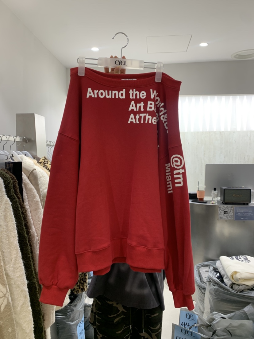 EYEL東大門㊣直郵女士新款真品休閑25秋冬熱賣推薦衛衣抓絨EYEL衛衣圖色2