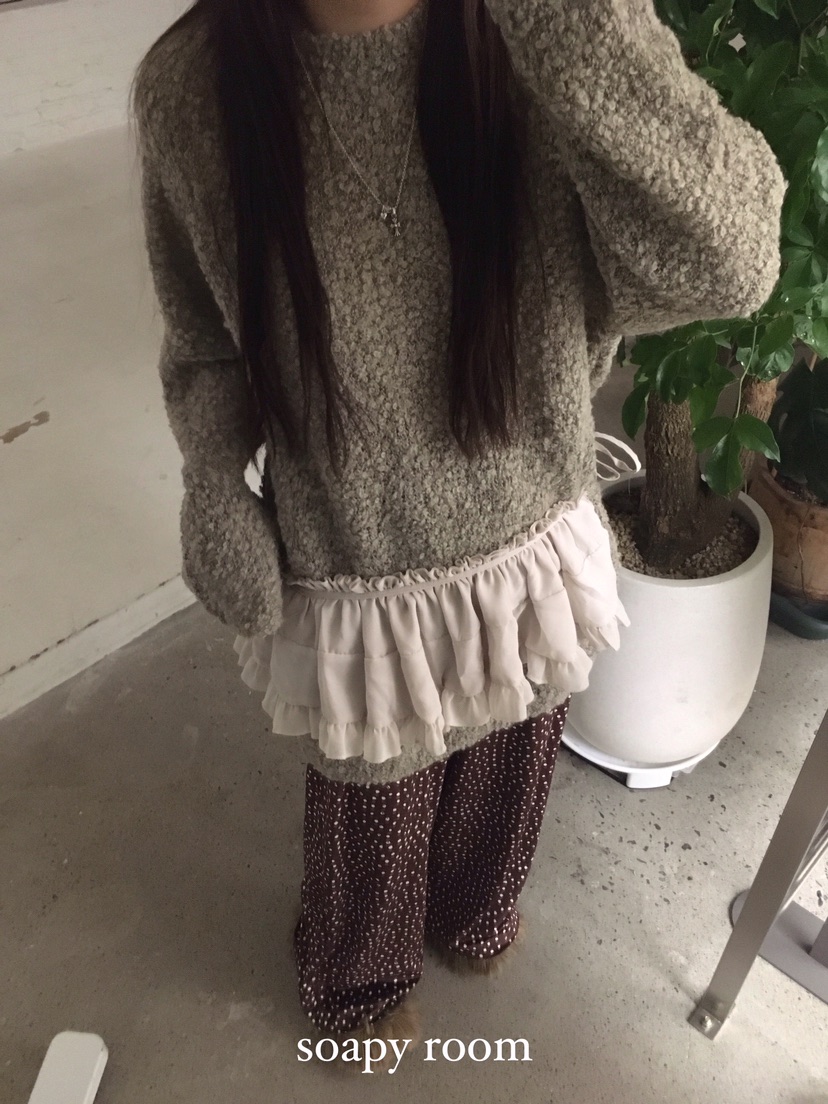 SOAPYROOM韓國代購㊣女裝新品人氣25秋冬職業時尚休閑休閑褲SOAPYROOM休閑褲