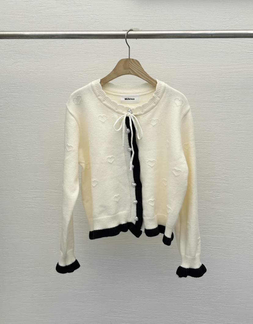 MILK TEA東大門㊣實拍女裝新款人氣時尚職業推薦休閑針織衫MILK TEA針織衫
