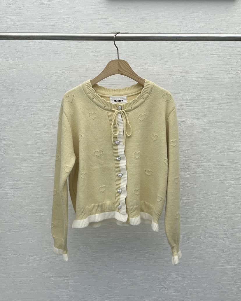 MILK TEA東大門㊣實拍女裝新款人氣時尚職業推薦休閑針織衫MILK TEA針織衫圖色2