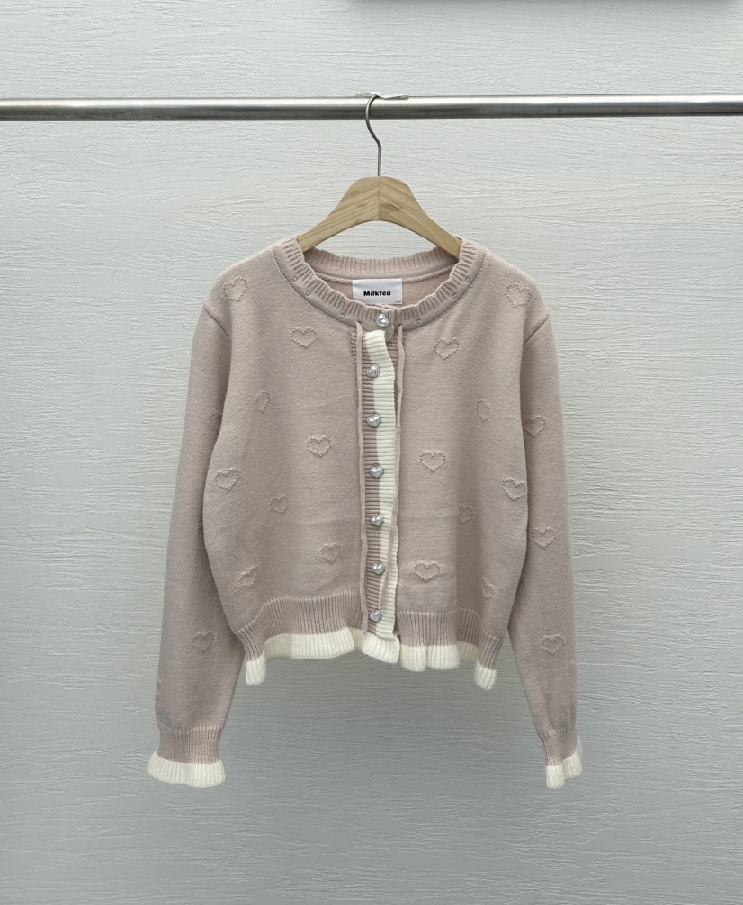 MILK TEA東大門㊣實拍女裝新款人氣時尚職業推薦休閑針織衫MILK TEA針織衫圖色3